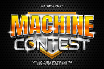 3D Luxury Machine Contest Text Effect Editable