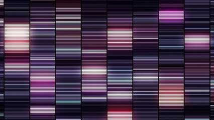 Poster - Background with stripes of moving flashing lines. Motion. Glamorous background of shimmering stripes on black background. Beautiful lines twinkle and move in stripes
