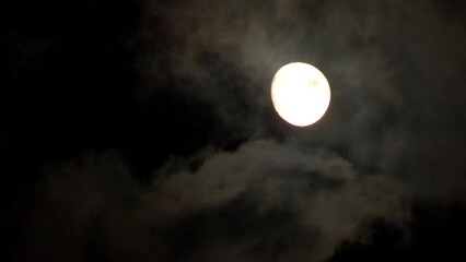 Wall Mural - the biggest total lunar eclipse of the xxi century,portugal