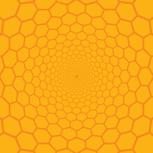 Abstract Honeycomb Pattern. Vector Background.