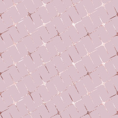 Poster - Gold rose seamless pattern. Repeat geometric background. Repeated marble effect foil. Pink texture. Repeating glitter patern for design prints. Elegant printing. Golden printed. Vector illustration