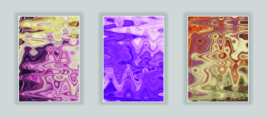 Wall Mural - Abstract color painting. Liquid marble texture. Trendy template for poster, cover, wallpaper, screen background
