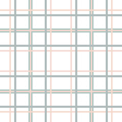 Poster - Grey and white fashion print, checkered geometric pattern, seamless tile