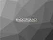 © nanskyblack - Abstract polygonal space low poly dark background