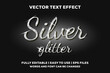 © Slow Area - silver glitter text effect