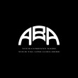 ABA letter logo creative design with vector graphic