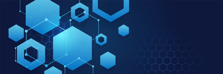 Poster - abstract technology communication concept vector background. technology network background. vector a