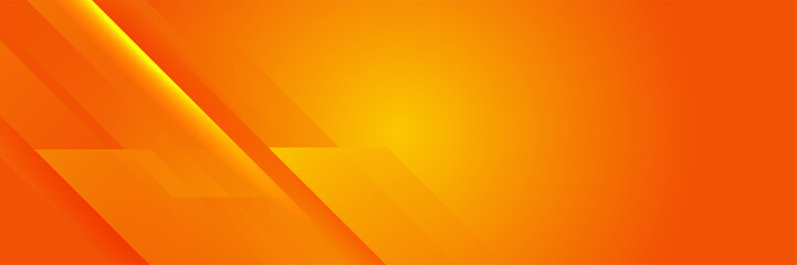 Wall Mural - Modern minimal orange futuristic technology science background design . Abstract orange banner vector illustration. Yellow orange vector abstract graphic design. Banner Pattern background template.