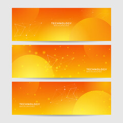 orange background design . abstract orange banner vector illustration. modern minimal orange futuris
