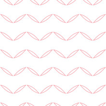 Pink And White Chevron Geometric Vector Pattern, Abstract Repeat Background