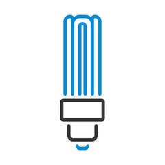 Sticker - Energy Saving Light Bulb Icon