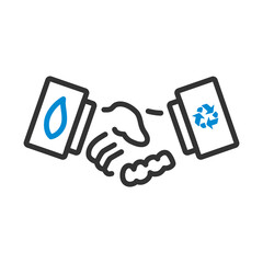 Sticker - Ecological Handshakes Icon