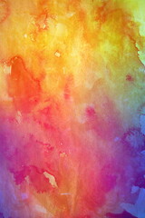 Wall Mural - Watercolor texture background colorful splash