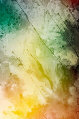 Wall Mural - Watercolor texture background colorful splash