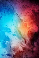 Wall Mural - Watercolor texture background colorful splash