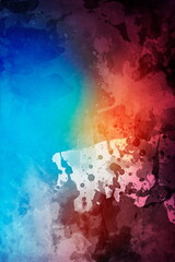 Wall Mural - Watercolor texture background colorful splash