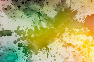 Wall Mural - Watercolor texture background colorful splash