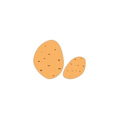 Wall Mural - potato icon