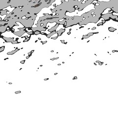 Poster - Abstract background of gray spots. texture or decor.