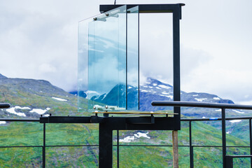 Wall Mural - Nedre Oscarshaug viewpoint, Sognefjellet Norway