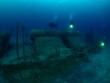water supply shipwreck from world war I underwater canakkale gallipoli turkey metal on sea floor