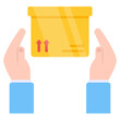 © Vectorslab - Premium download icon of parcel care