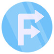 Modern style icon of forward arrows