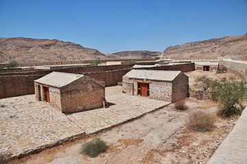 Canvas Print - Ranikot Fort, Great Wall of Sindh, vinatge ruins in Pakistan