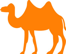 Camel Vector Illustration. Qatar Vector Illustration. Camel Clip Art Or Image