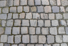 Old Cobblestones In An Alley In Germany