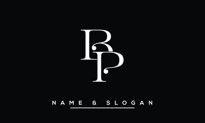 PB,  BP,  P,  B   Abstract  Letters  Logo  Monogram