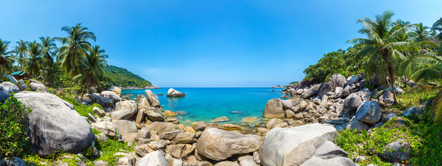 Canvas Print - Ao Hin Wong Beach at Koh Tao island