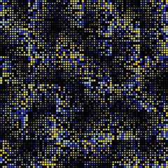 Aufkleber - noise art aesthetics abstract vector graphics made made with generative art approach using geometric