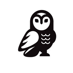 Wall Mural - owl icon vector illustration