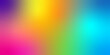 Rainbow gradient banner design