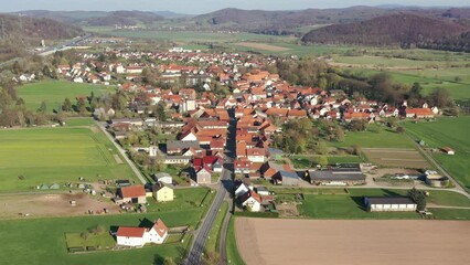 Wall Mural - The village of Herleshausen in Hesse 