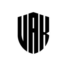 VAK Letter Logo Design. VAK Modern Letter Logo With Black Background. VAK Creative  Letter Logo. Simple And Modern Letter Logo. Vector Logo Modern Alphabet Font Overlap Style. Initial Letters VAK 