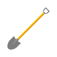 Sticker - metallic shovel design