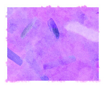 Purple Watercolor Paper Background, Abstract Wet Impressionist Paint Pattern, Graphic Design