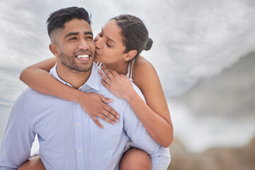 Poster - You are my everything. Shot of a young couple spending time at the beach.