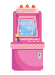 Wall Mural - pink arcade machine