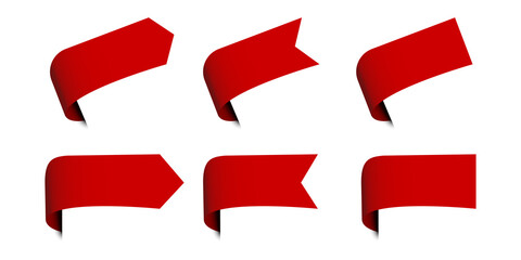 Fototapete - Retro red arrows, great design for any purposes. Design element. Web banner. Vector illustration. stock image. 