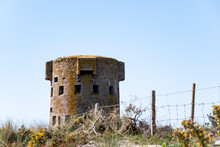 Ouaisne Tower Behind Barbed Wire Fence