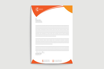 Real estate letterhead template. Creative & Clean business style print ready letterhead design for your corporate building and real estate project. The Letterhead Element Of Stationery Design. Vector 