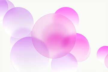 Poster - Beauty fashion bokeh background for cosmetic product display. 3d rendering. top view.