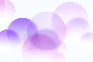 Leinwandbilder - Beauty fashion bokeh background for cosmetic product display. 3d rendering. top view.