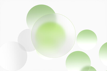 Aufkleber - Beauty fashion bokeh background for cosmetic product display. 3d rendering. top view.