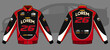 © Ronillo - Racing jacket colorful mockup template hoodie car motorcycle