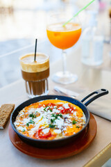 Wall Mural - Greek style shakshuka