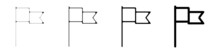 Pictogramme Icone Logo Et Symbole Géolocalisation Carte Smartphone Drapeau